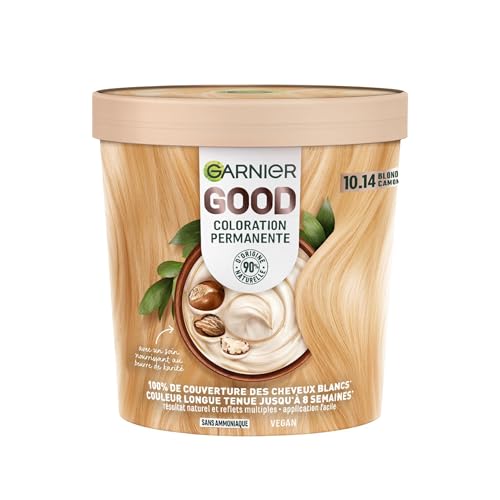 Coloration Permanente 10.14 Blond Très Camomille Sans Ammoniaque Good Garnier La Boite - vue 3