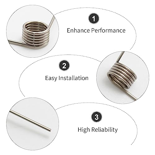 Cadufuelly XT177 10Pcs Stainless Steel Small Torsion Spring 50Mm 90 Degree Torsional Spring thumb #3