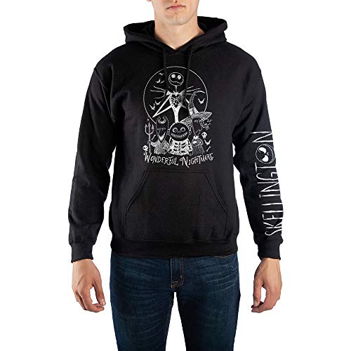 Mens Nightmare Before Christmas Hoodie-Large
