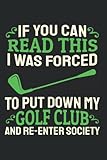 Golf Lover Hobby Sport - Golf Club Caddy Golfer Life Golfing Notebook: Dotted Lined Golf Journal