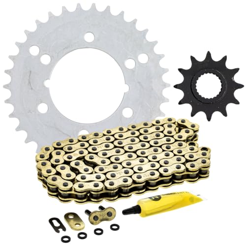 NICHE Gold 520 X-Ring Chain 88 Links with Connecting Master Link