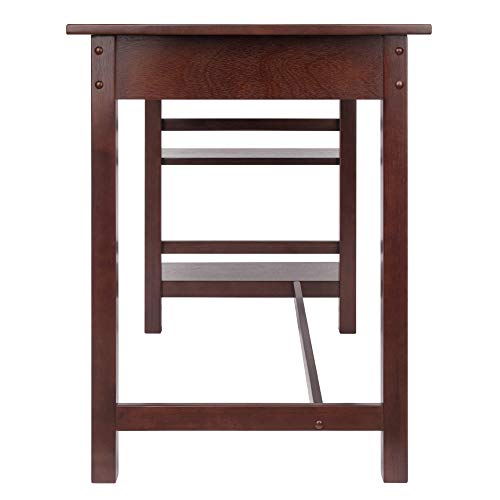Winsome Velda Home Office, Antique Walnut #TOP6