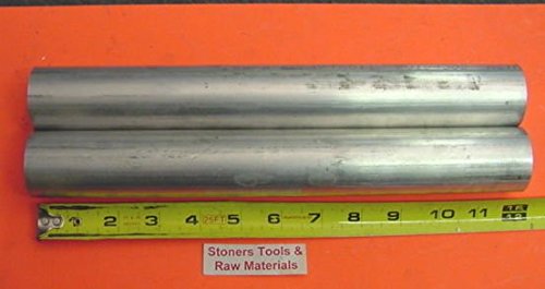 2 Pieces 1-3/4" Aluminum 6061 Round Rod 12" Long Solid Lathe Bar Stock 1.75" OD