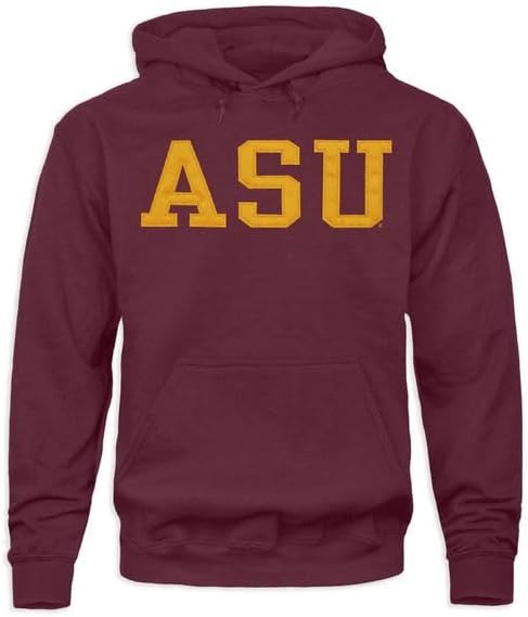 Barnesmith NCAA Unisex Hooded Sweatshirt, Veritas Logo in Tackle Twill Applique