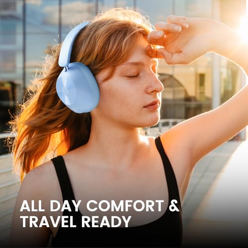 Image of OneOdio Focus A5 Wireless Over-Ear Headphones, Hybrid Active Noise Cancelling, 75H Playtime, Hi-Res LDAC Wireless Audio, Bluetooth 5.4, Built-in Mic for Clear Calls, Low Latency Game Mode