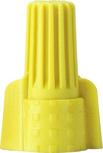 GIDDS-602635 Wing-Type Wire Connector, Yellow, 500 Per Bag - 602635