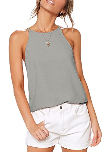 Image of LouKeith Womens Tank Tops Casual Flowy Printed Vest Shirts Sleeveless Cotton Soft Summer Tees Blouses