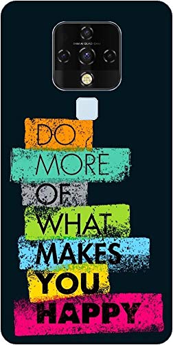 AmagavPrinted Back Case Cover for Tecno Camon 16 - Design61