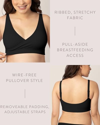 Kindred Bravely Sublime Adjustable Crossover Nursing Bra for Breastfeeding | Wireless Maternity3