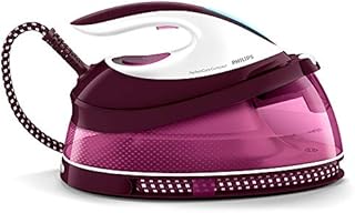 Philips PerfectCare Compact Steam Generator Iron with 400g steam Boost, 2400 W, Burgundy & White - GC7842/46