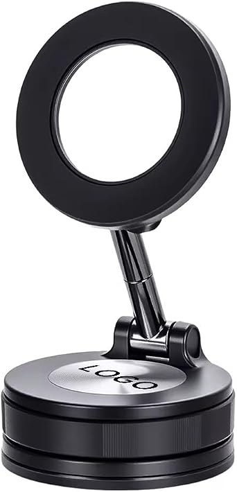 MagSafe Magnetic Car Phone Mount Super Strong Suction Cup for Dashboard & Windshield 360 Rotation Secure Hold for iPhone, Samsung & All Smartphones One-Hand Use | Fits All Cars