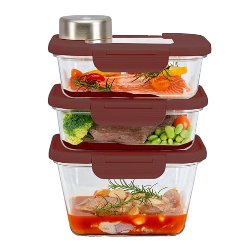 SealVax Patented Vacuum-Sealed Glass Set