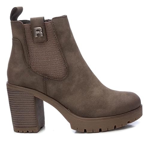 Refresh 171264, Botas Cortas al Tobillo Mujer, Taupe, 37 EU