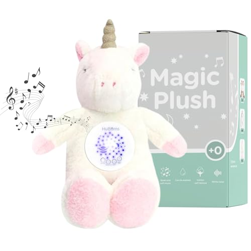 HuBorns Kuscheltier Spieluhr Einschlafhilfe mit Sternenhimmel Projektor und White Noise Machine - Perfekt für Babys HuBorns Kuscheltier Spieluhr Einschlafhilfe mit Sternenhimmel Projektor und White Noise Machine - Perfekt für Babys