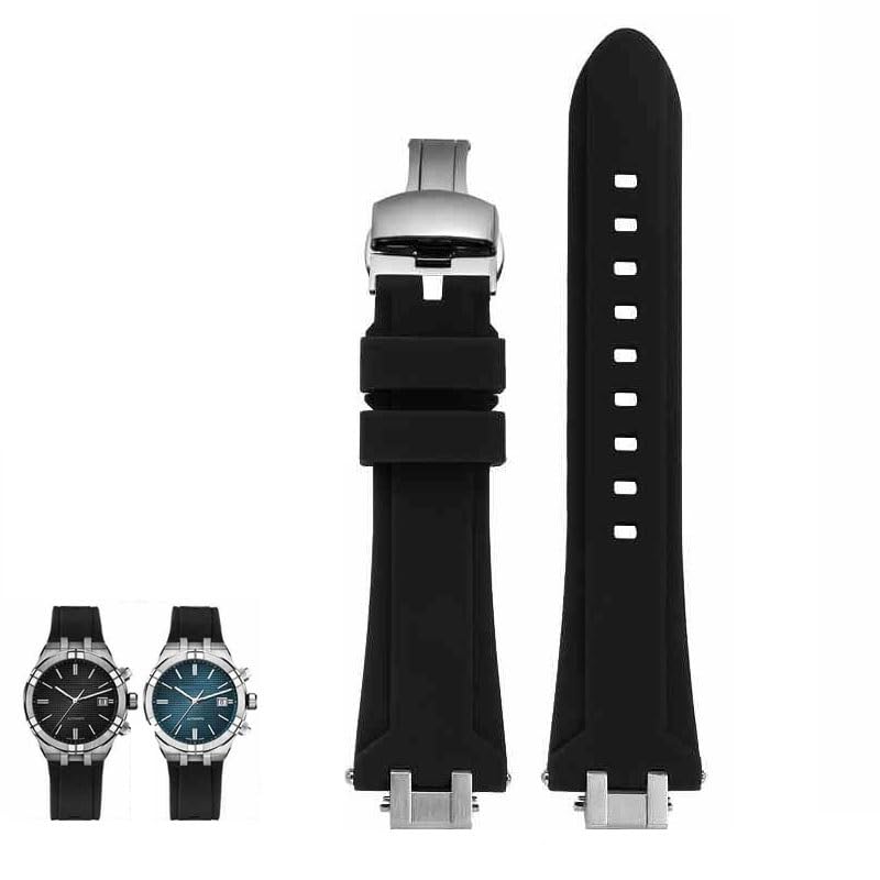 Bracelet Maurice Lacroix Aikon AI6038 caoutchouc 24mm dégagement rapide