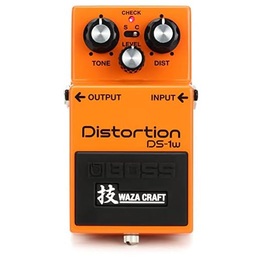 Pedal de distorsión de edición especial Waza Craft BOSS DS-1W para disfrutar del sonido BOSS definitivo | Mejorado con dos modos que amplían el rango sonoro | Sonido mítico para guitarra eléctrica