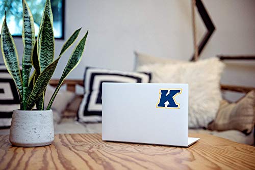 Image of Collegiate NCAA Car Decal Made from Premium Weatherproof Vinyl (Kent State K)