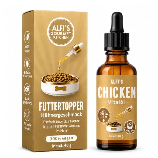 Veganes Futtertopping für Tiere