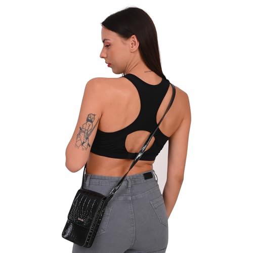 Image of LEEZEL Women's Girls Wallet Sling Bag for Mobile Cell Phone Holder