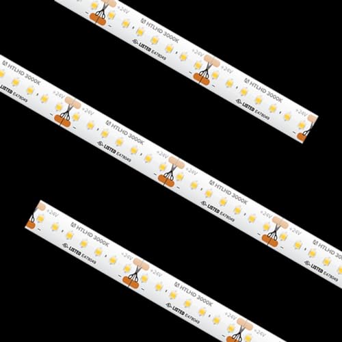 American Lighting HTLHD65-CW-16 16.4 ft. 5000K IP65 Reel High Output HD Tape Light - 1.51 in. Cut Increment - 3.65W per ft. - White