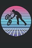 BMX Fahrer Sprung Retro Vintage BMX Rad Geschenk Notizbuch (Taschenbuch DIN A 5 Format Liniert): BMX Bike Geschenk Notizheft, Schreibheft, Tagebuch. ... Rad Retro Motiv für Damen, Herren und Kinder.