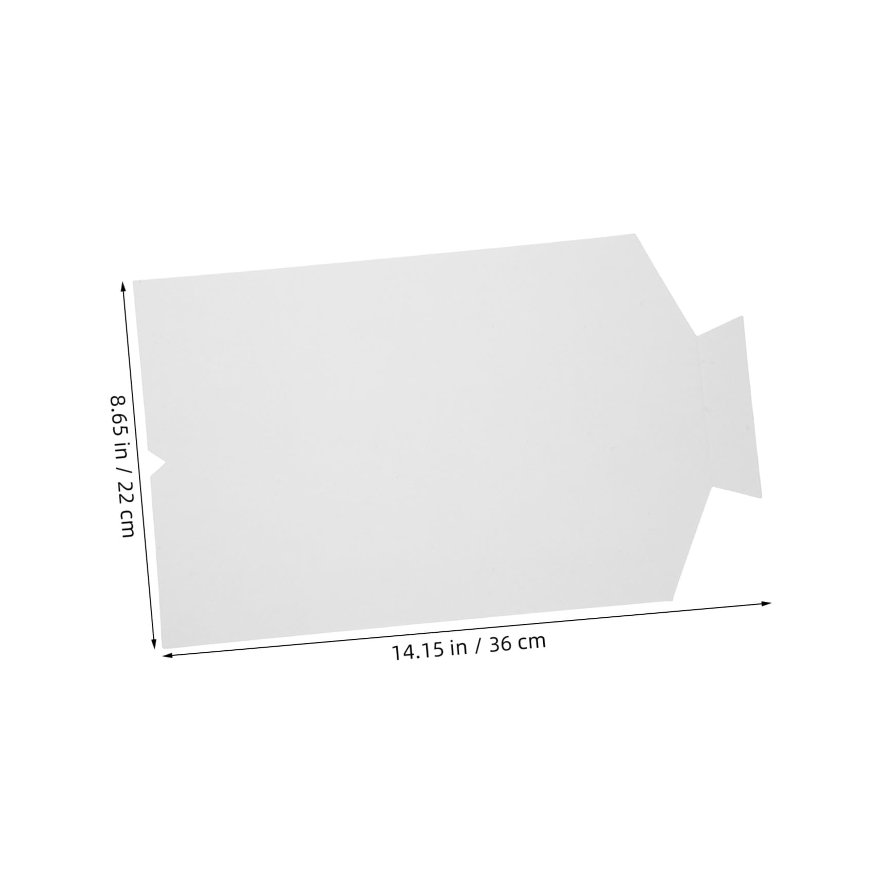 Cabilock 50pcs Inserts de Présentation de Chemises en Carton Blanc, Surface Lisse et Design sans Plis, pour Emballage et Organisation des Vêtements