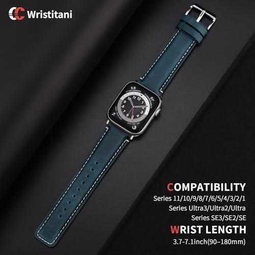 Image of Wristitani Genuine Leather Strap for Apple Watch