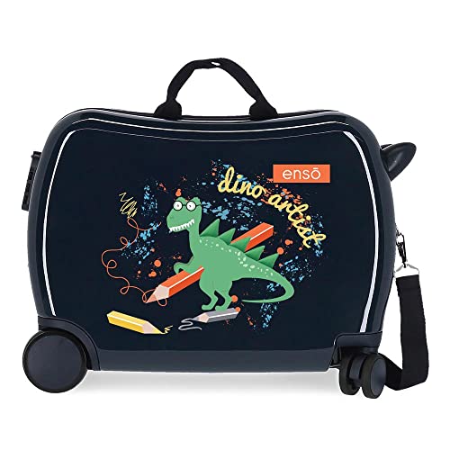Valise enfant Enso Dino idéale pour ranger ses habits en vacances