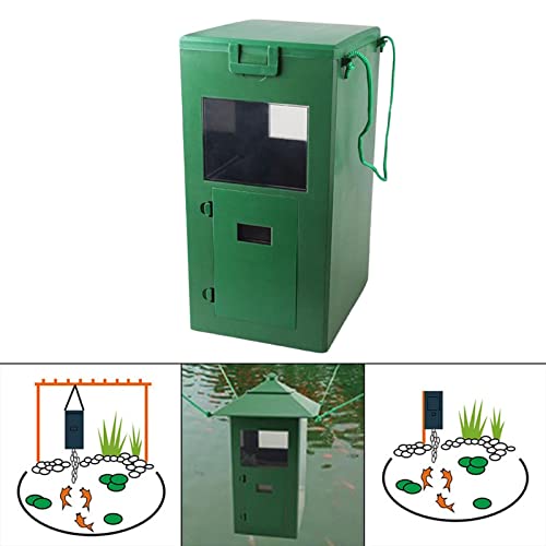 Alimentador automático de peces para acuario y estanque con botones de goma 7