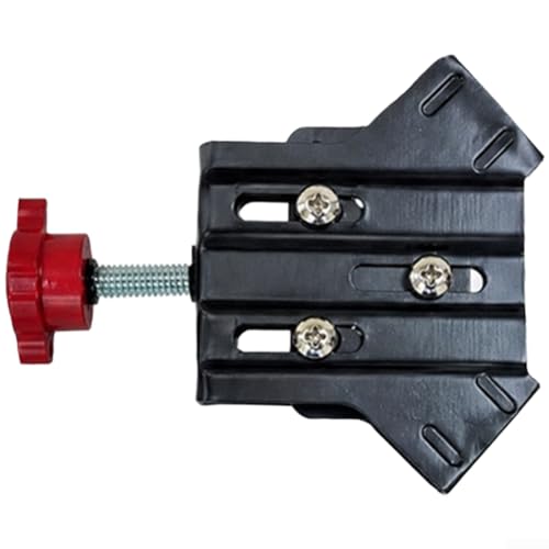 Pince de serrage à angle droit en acier inoxydable pour le travail du bois pour le soudage et le bricolage - Prise en charge précise de la formation et du verrouillage des joints à 90 degrés (A)
