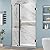 DELAVIN 48-48.5" W x 72" H Frameless Glass Shower Door Adjustable, Hinged Shower Door with Ultra Clear Tempered Glass, Explosion-Proof Film, Pivot Shower Door with Seal Strip and Handle, Black