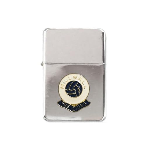 Knight Silver Millwall Football Club Stormproof Petrol Lighter