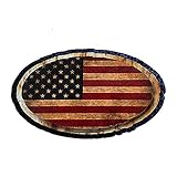 13cmx7cm Car Styling Phantom Series Rat Rod American Flag Decal Étanche Autocollant De Voiture