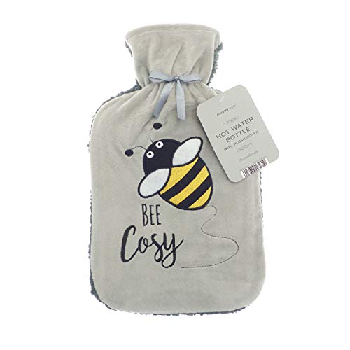 B4E Sherpa Back Hot Water Bottle (Bee Cosy)