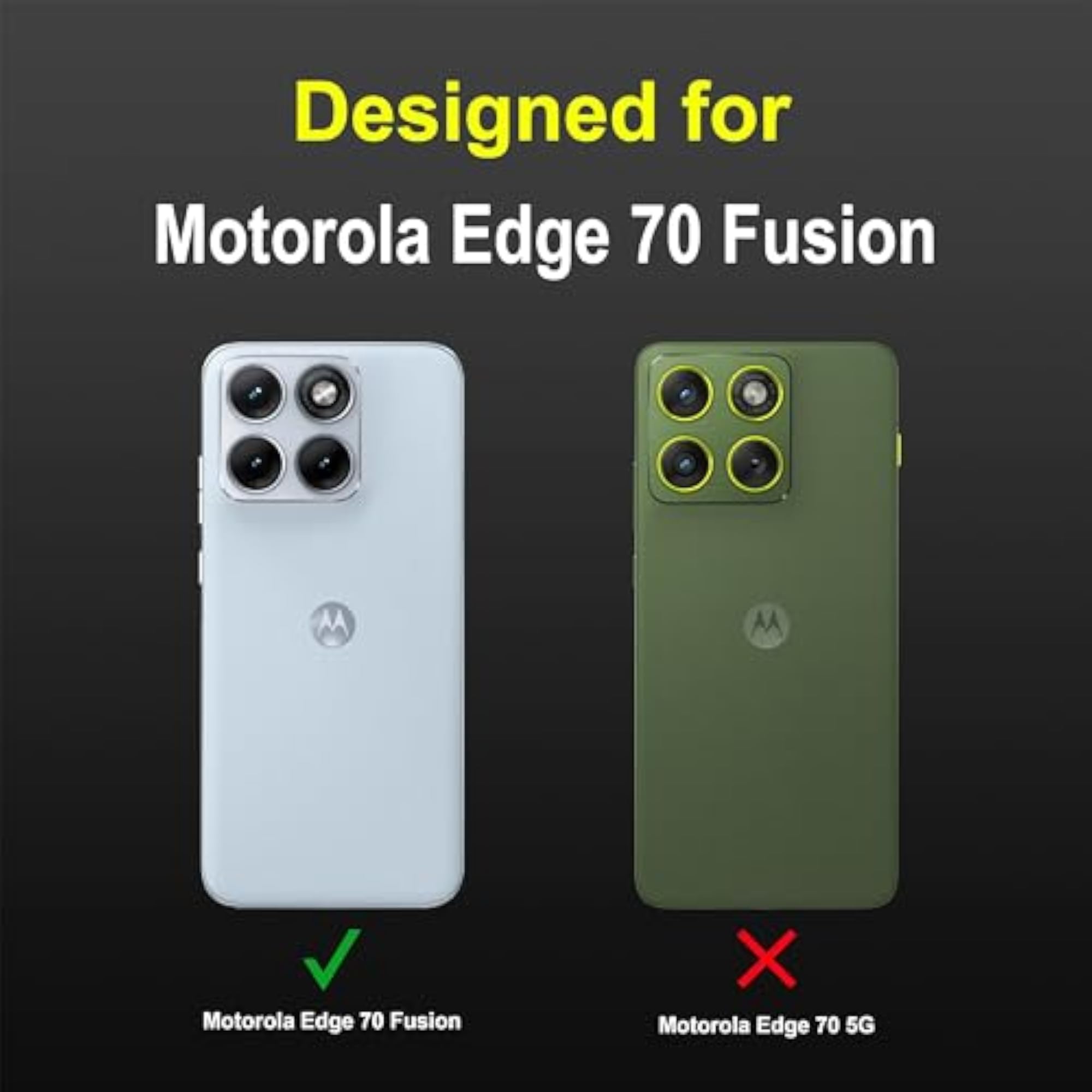 Zapcase Back Cover for Motorola Edge 70 Fusion