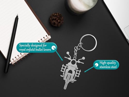 Image of SAVRI Personalized Stainless Steel Keychain | With Name Engraved | Premium Gift | Keyring for Office & Gifting