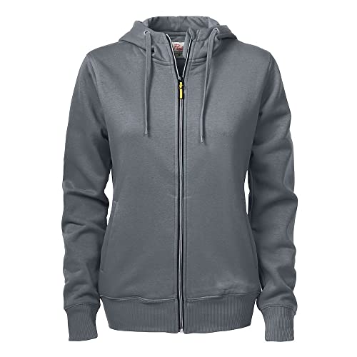 Veste à capuche femme idéale contre la fraîcheur en taille L gris acier