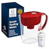 Brita Metro Water Filter Pitcher with SmartLight Change Indicator, BPA-Free, Replaces...