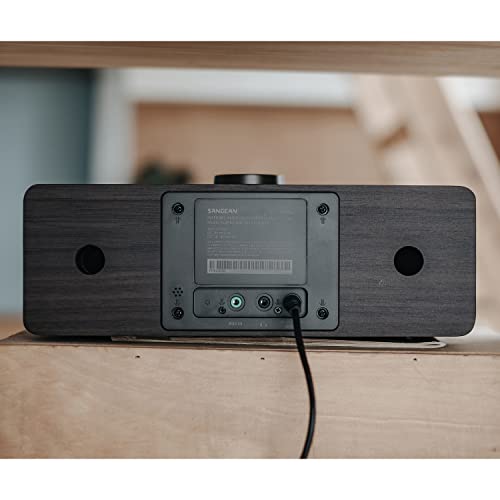 Image of Sangean WFR-32 Internet Radio /AUX /Bluetooth /Smart Local Radio Preference Management /USB Playback and Phone Charging Digital Wooden Cabinet Radio