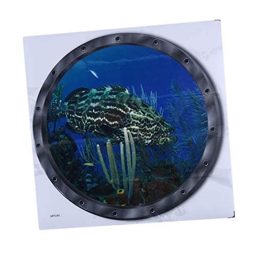 Yinew Wall Stickers Submarine Fish Washing Machine Refrigerator Decorative Stickers Cartoon Animal Art Mural Home Decoration,1#