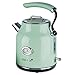 Korona 20665 bollitore elettrico | Menta | 1,7 litri | 2.200 Watt | filtro a calce | arresto del vapore | protezione contro il funzionamento a secco | acqua calda | tè e caffè | verde