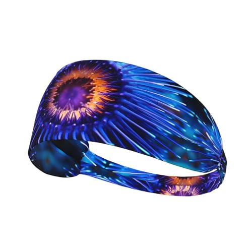 Clams - Diadema elástica para deportes al aire libre, yoga, ciclismo, viajes, absorbe el sudor