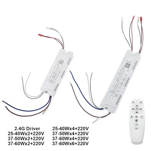 Driver LED 2.4G dimmable 37-50W x2 avec télécommande RF et contrôle application pour plafonnier - 3