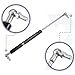 X AUTOHAUX 2 Pcs 15inch 35lb/156N Black Lift Supports Struts Shocks Gas Spring with Wrench Universal for RV Car Truck Boat