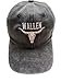 ADUPOKK Wallen Hat Funny Skull Cowboy Cowgirl Gift Western Hat Horse Country Music Lover Cap Baseball for Men Women Washed Black
