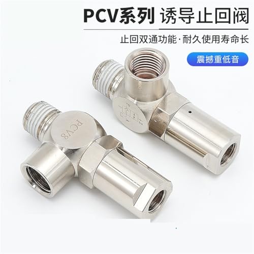 Válvula de retención de inducción PCV08 y cilindro de control de aire neumático con tope SL10 4