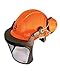 Produktbild 3M Forest XA007707376 Forstschutzhelm mit integriertem Visier Orange