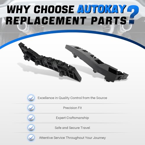 AUTOKAY Bumper Bracket for Honda Civic 2016-2021 Side Cover Reinforcement L&R 71193TBAA00 71198TBAA00 by AUTOKAY - Used condition - Image 5
