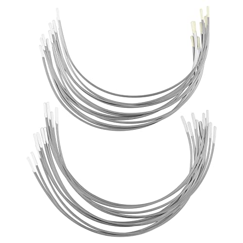 12Pairs Carbon Steel Bra Wires, Heavy Gauge Sturdy Underwire for Bras - Replacement Sturdy Bra Supporters Sewing Supplies for D Cup E Cup