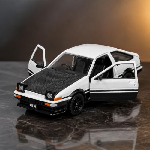 Image of Wizplex CCA Officially Licensed Toyota AE86 1:64 Scale Die Cast Metal Car - Collectible Alloy JDM Classic Coupe with Openable Doors & Free-Rolling Wheels, Display Showpiece for Kids 3+